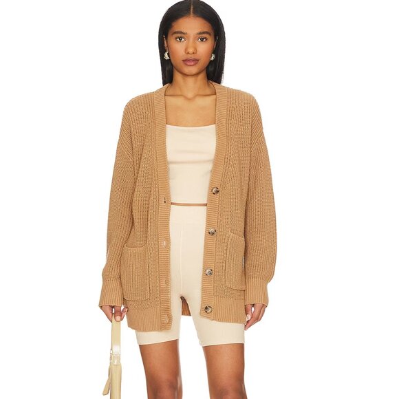 New Eberjey Rib Stretch Pima Cotton Oat Bike Shorts Medium NWT - Picture 2 of 9